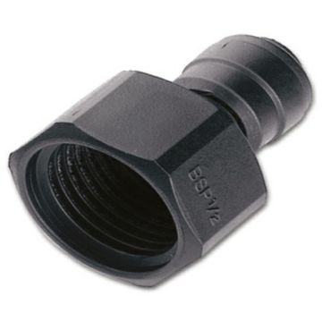 Terminale diritto femmina Sinergroup Ø 12 mm con filetto 3/8"