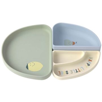 Set di piatti Lässig Happy Fruits Limone