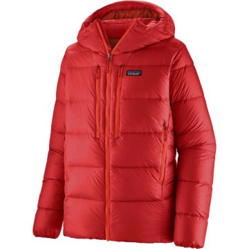 Giacca da uomo Patagonia Fitz Roy Down Hoody Amanita Red