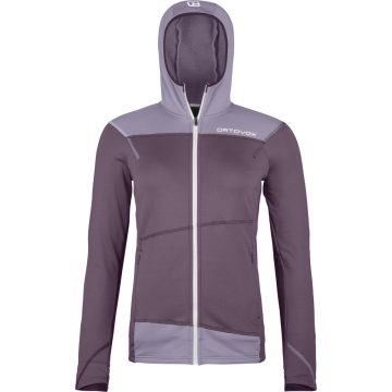 Pile da donna Ortovox Fleece Light Hoody Wild berry