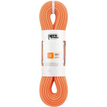 Corda multitipo Petzl Volta® Guide 9 mm x 80 m Arancio