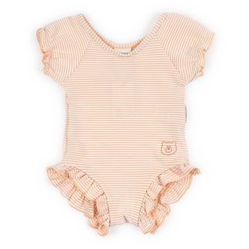 Costume da bagno Bamboom con spalle coperte Pink stripes bear (435)