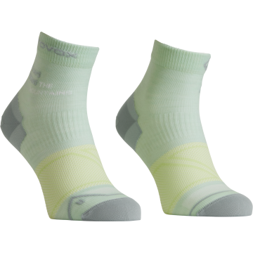 Calzini da donna Ortovox Alpine Light Quarter Green Acid