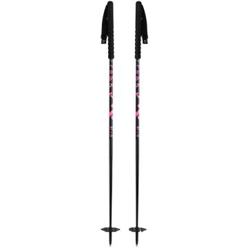 Bastoncini da sci alpinismo Black Crows Oxus Black / Pink 125 cm