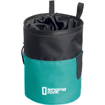 Porta magnesite Singing Rock Chalk Bag Duo black/green