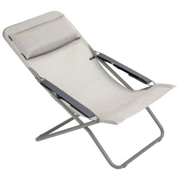 Sedia a sdraio LaFuma Transabed Batyline® Duo Grigio Galet