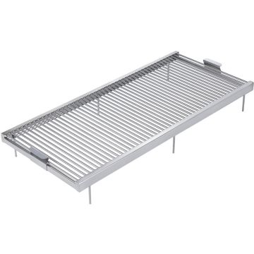Griglia di cottura Vulcano Fire con tondini 37x66 cm
