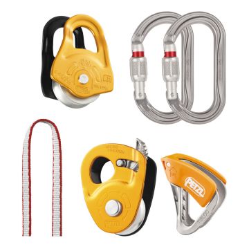 Kit per il recupero e l'autosoccorso Petzl Kit Secours Crevasse