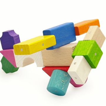 Costruzioni Kooglo Magnetic Wooden Micro Aereo (14 pezzi)