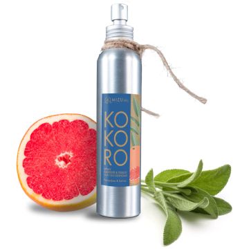 Spray per ambienti e tessuti Mizu Baby Kokoro Pompelmo Salvia 150 ml