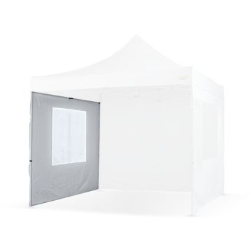 Telo laterale con finestra Bertoni per gazebo Piramide 2 m Bianco