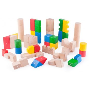 Costruzioni Kooglo Magnetic Wooden Micro Color (30 pezzi)