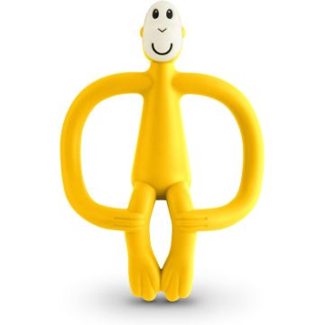 Massaggiagengive Matchstick Monkey Scimmietta Gialla