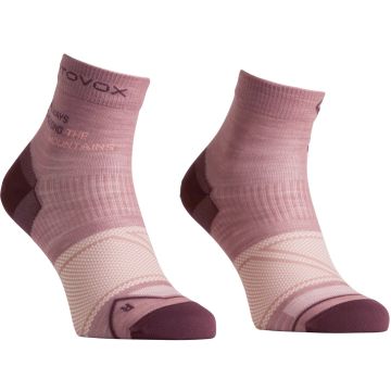 Calzini da donna Ortovox Alpine Light Quarter Dusk Rose