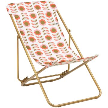 Sedia sdraio LaFuma Transatube Airlon Arancione Retro-Bronzor