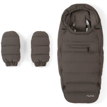 Sacco per passeggino e moffole Nuna Winter Stroller Thunder