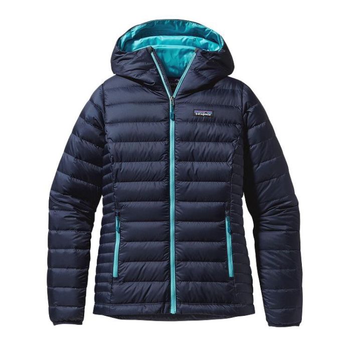 Giacca da donna Down Sweater Hoody Navy Blue