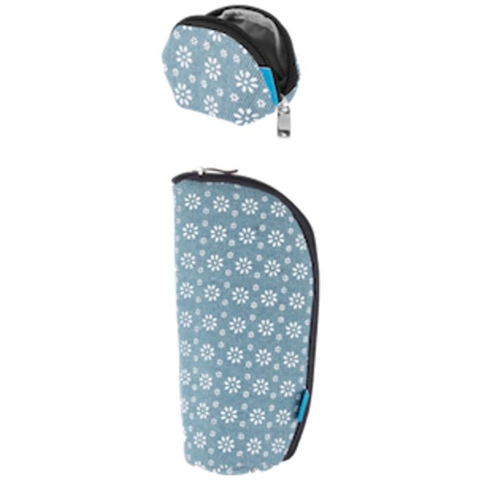 Portasucchietto e Pochette Flower Grey per borsa MyMIA