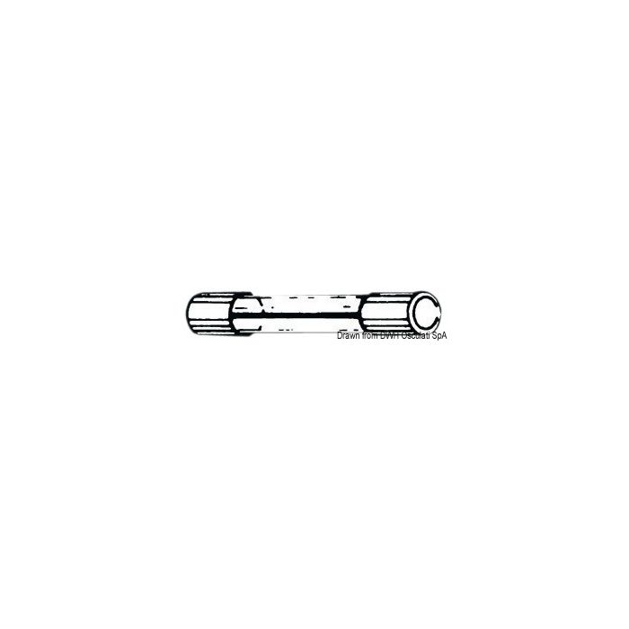 Fusibili vetro 5 A 6,3 x 32 mm
