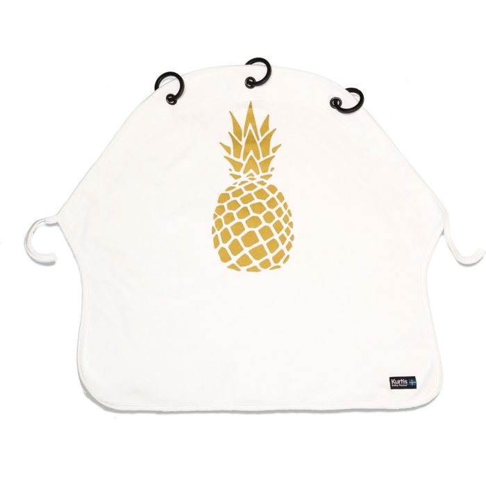 Tendina da passeggino Baby Peace Pineapple Gold White Tendina da passeggino Baby Peace Pineapple Gold White