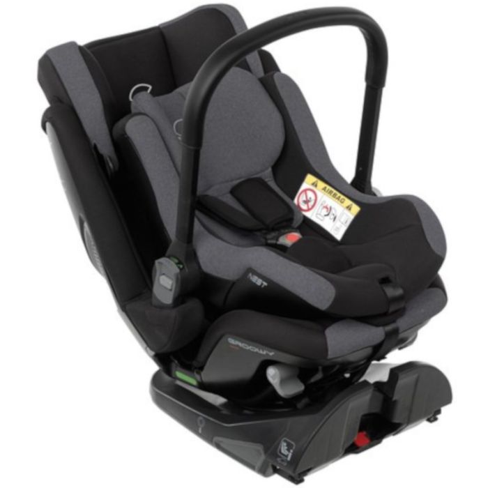 Seggiolino auto Groowy + Nest Jet Black (T34)