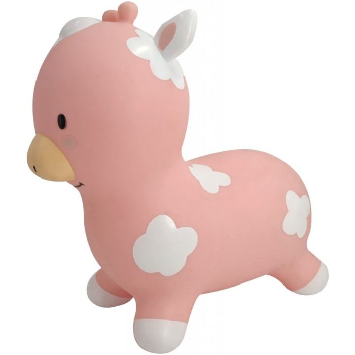 Cavalcabile gonfiabile Mucca Wendy Rosa