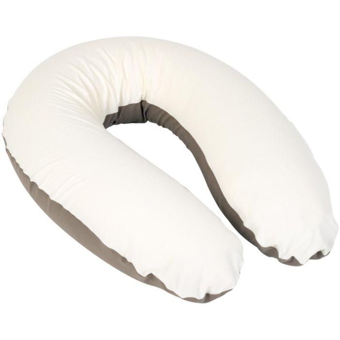 Fodera di ricambio per cuscino Buddy White-Taupe