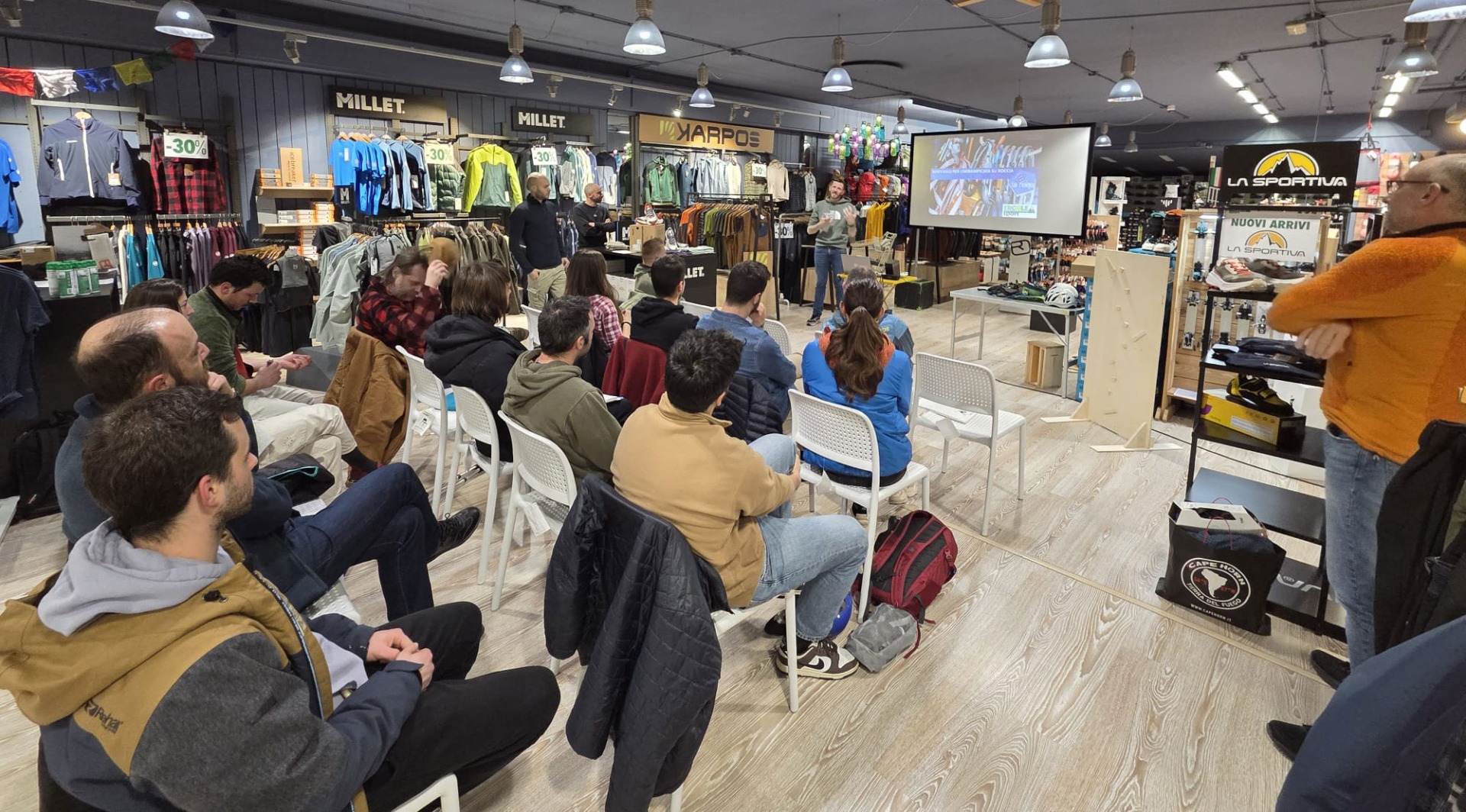 Il pubblico alla serata