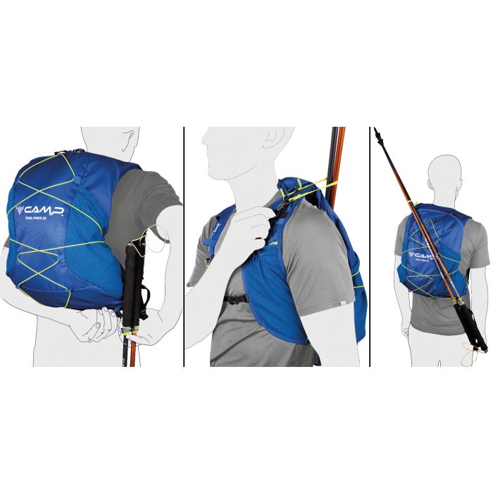 Zaino da running Camp Trail Force 20 Blu M L